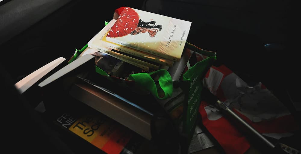 A handful of my books